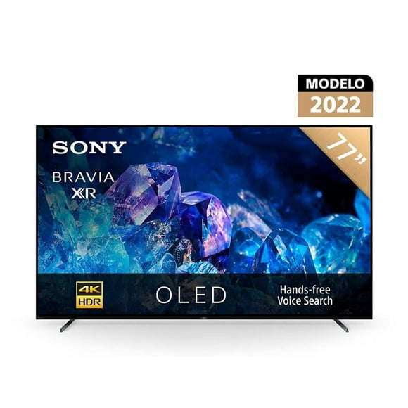 Pantalla OLED Sony 77 Pulgadas BRAVIA XR 4K UHD Smart Google TV con Panel 120HZ Nativo Modelo 2022 multicolor