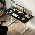 thumbnail image 1 of Costway 48" x 24" Electric Standing Desk with LED Display 2 Memory Height Settings for Home Black+White, 1 of 9