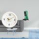 thumbnail image 2 of Reloj De Pared Con Números Contemporáneos Y Diseño De Cabeza De Moai, Silencioso Y Decorativo, Ideal Para El Hogar, La Oficina, El Estudio Y El Dormitorio., 2 of 8
