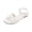 White, variant on Willtoo Womens Strappy Flat Sandals Flip Flops Open Toe Ring Sandals Elastic Ankle Strap Summer Beach Casual Walking Shoes