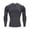 #01-Grey, variant on Compression Shirts for Men - Long Sleeve Black Workout Base Layer Athletic Gym Tops Quick Dry Running Undershirts