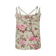 thumbnail image 4 of SnZhen Tank Tops for Women 2024 Women's Summer Loose Casual Fashion Print Crew Neck Tank Top, 4 of 5