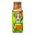 thumbnail image 3 of Caroline's Treasures BB2004MUK Jack Russell Terrier St. Patrick's Day Michelob Ultra beverage Insulator for slim cans ,, 3 of 3