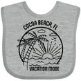 thumbnail image 3 of Inktastic Summer Vacation Mode Cocoa Beach Florida Boys or Girls Baby Bib, 3 of 4
