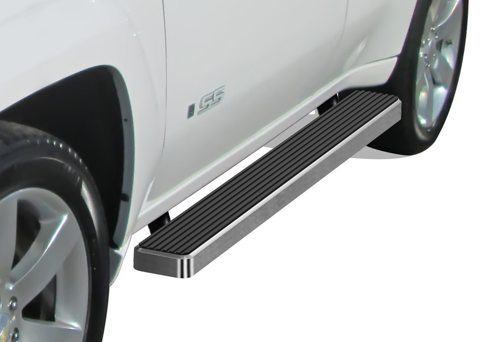 APS iBoard Style Running Boards 5 inches Compatible with Chevy
