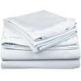 thumbnail image 1 of Egyptian Cotton 650 Thread Count Solid Sheet Set  California King-Light Blue, 1 of 1