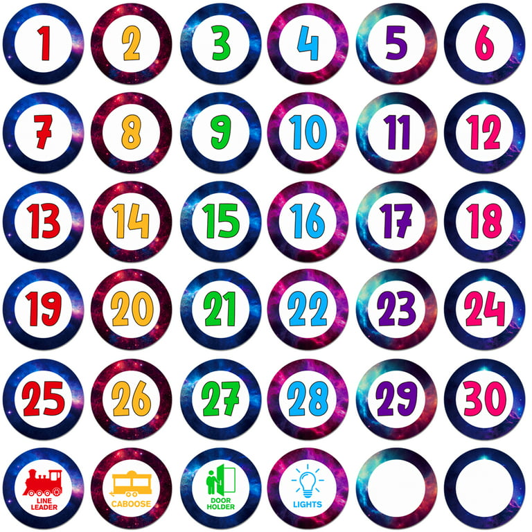Primary Colored Dot Stickers 1/2 Round