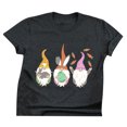 thumbnail image 2 of Hauts d'Été Grande Taille pour Femmes Chic Femmes Décontracté Imprimé Manches Courtes Col Rond T-Shirt Ample Blouse Hauts Col en V T-Shirt Femmes en Liquidation, 2 of 3