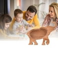 thumbnail image 5 of Kmbangi Wooden Animal Piggy Bank, Large Enough Coin Saving Money Box, 5 of 5