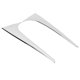 thumbnail image 4 of Ala Triangular, Alerón Trasero Resistente Al Desgaste, Un Par Para Conversión De Automóvil Para Ux200 Ux250H Ux260H, 4 of 7