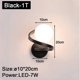 thumbnail image 3 of Black Copper Indoor Bedroom LED Wall Lights with Bulb for Bedside Bedroom Nordic LED Wall Lamp Wall Sconce Decro, 3 of 5