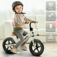 thumbnail image 7 of Kids Balance Bike, HDJ Toddlers Balance Bike for Boys and Girls, 10.6in Tires No Pedal Sport Training Bicycle for 3-4 Years Old Kids, White, 7 of 7