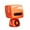 orange, variant on Generic Portable Bluetooth Speaker, Small Cute Robot Shape Speaker with Wireless Call Functions, Subwoofer Design, Built in Mic, Multifunction Smart Speaker for Bedroom Office