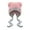 Pink, variant on Bear Ears Plush Hat Winter Ear Muff Hats Head Warmer for Teens Girl Daily Use