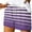 Purple, variant on yillto Womens Causal Shorts Elastic Waist Drawstring Loose Summer Shorts Beach Lightweight Short Pants