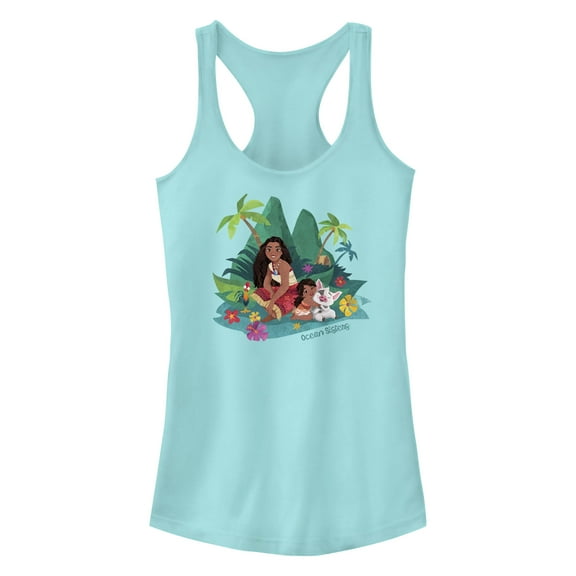 Junior's Moana 2 Ocean Sisters Racerback Tank Top