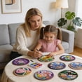 thumbnail image 6 of DIY Diamond Art Coaster Kit Spring Flower Theme 5D Diamond Dot Set 8 Pcs DIY Crafts Supplies Complete Bedazzler Kit with Cup Holder Cork Base Pad Pickup Pen and Tray for Adults Kids Gift, 6 of 6