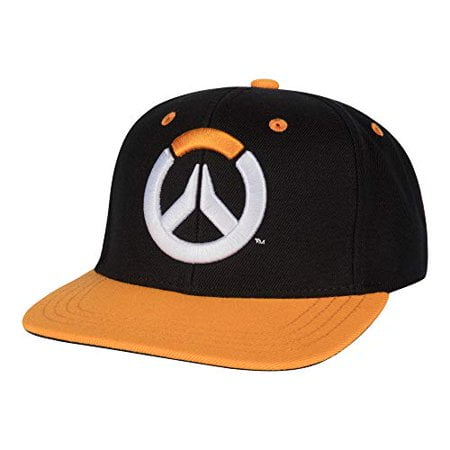 Jinx Overwatch Showdown Snapback Baseball Hat Black Adult Size