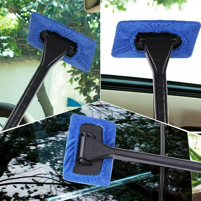 JeashCHAT Car Window Cleaner - Windshield Cleaner, Auto Window Cleaner,  Windshield Cleaning Tool Set, Window Cleanser with Detachable Handle  Pivoting