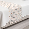 thumbnail image 2 of Anchor Bed Runner, Anchors and Hearts Romantic Beach Holiday Party Gathering Leisure Tour, Decorative Accent Bedding Scarf for Hotels Homes and Guestrooms, Twin, Vermilion Grey, by Ambesonne, 2 of 2