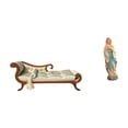 thumbnail image 1 of Sofá en miniatura para muñecas,Muebles de casa de muñecas a escala 1/12,modelo de sofá de madera,decoración,Estatua de Lutero,Estatua de la Virgen María Figura Colección Religiosa,Figura, 1 of 8