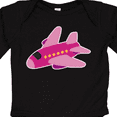 thumbnail image 4 of Inktastic Girls Pink Airplane Pilot Girls Long Sleeve Baby Bodysuit, 4 of 5