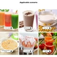thumbnail image 3 of Mini Electric Juicer, Portable Mixer Fruit Mixer Juicer Water Bottle Stainless Steel Knife 4 Blades Battery with USB Charging Cable for Home Office Travel and Outdoor Use, 3 of 4