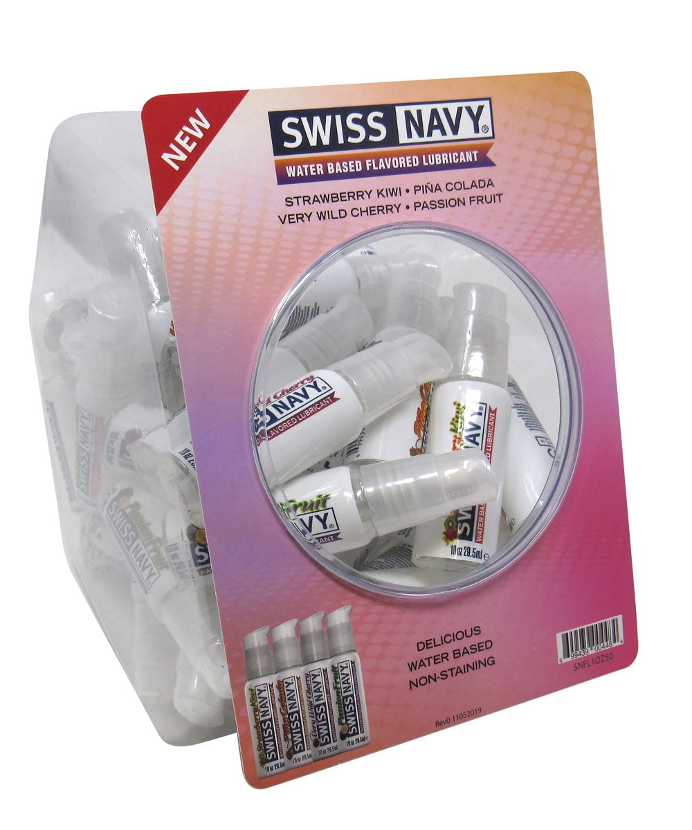 Swiss Navy Assorted Fruit Flavored 1oz 50ct Fishbowl