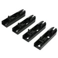 thumbnail image 2 of Guitar Bridge, Fine Workmanship Electric Bass Bridge Easy Installation Metal  For Replacement Black, 2 of 8