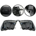 thumbnail image 7 of PET-U Headlight For 2009-2018 Dodge Ram Halogen w/LED DRL Black Frame Right&Left Side, 7 of 7