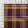 thumbnail image 2 of oneOone Silk Tabby Chocolate Brown Fabric Madras Check Sewing Craft Projects Fabric Prints By Yard 42 Inch Wide, 2 of 3