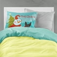thumbnail image 2 of Carolines Treasures BB1860PILLOWCASE Snowman with Min Pin Fabric Standard Pillowcase Standard multicolor, 2 of 2