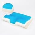 thumbnail image 4 of Cooling Memory Pillows Neck Back Sleeping Pillow Cooling Memory Orthopedic Pillows Gel Neck Pillows Sleeping Cervical Pillow Neck Support Pillow Without Cover 19.7 X 11.8in, 4 of 5