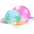 thumbnail image 1 of Tia Mowry 12 Piece Melamine Dinnerware Set, 4 Assorted Colors, 1 of 5