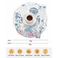 thumbnail image 6 of 13 Inch Round Placemats Set of 4, Coastal Jellyfish Non Slip Heat Insulation PP Table Mats, Summer Beach Nautical Ocean Coral Seahorse Washable Place Mats for Kitchen Dining Party Table Decor, 6 of 7