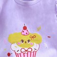 thumbnail image 4 of Toddlers Kids Girls Boys Summer Clothes 2T 3T 4T 5T 6T 7T Kids 2 Pcs Short Sleeve Graphic Tees and Stretch Shorts Set Kaprioy, 4 of 5