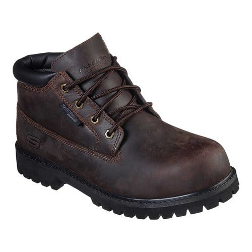 skechers waterproof steel toe boots