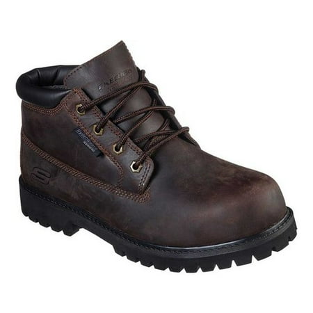Skechers Work Men's Trevok Waterproof Steel Toe Work Boots