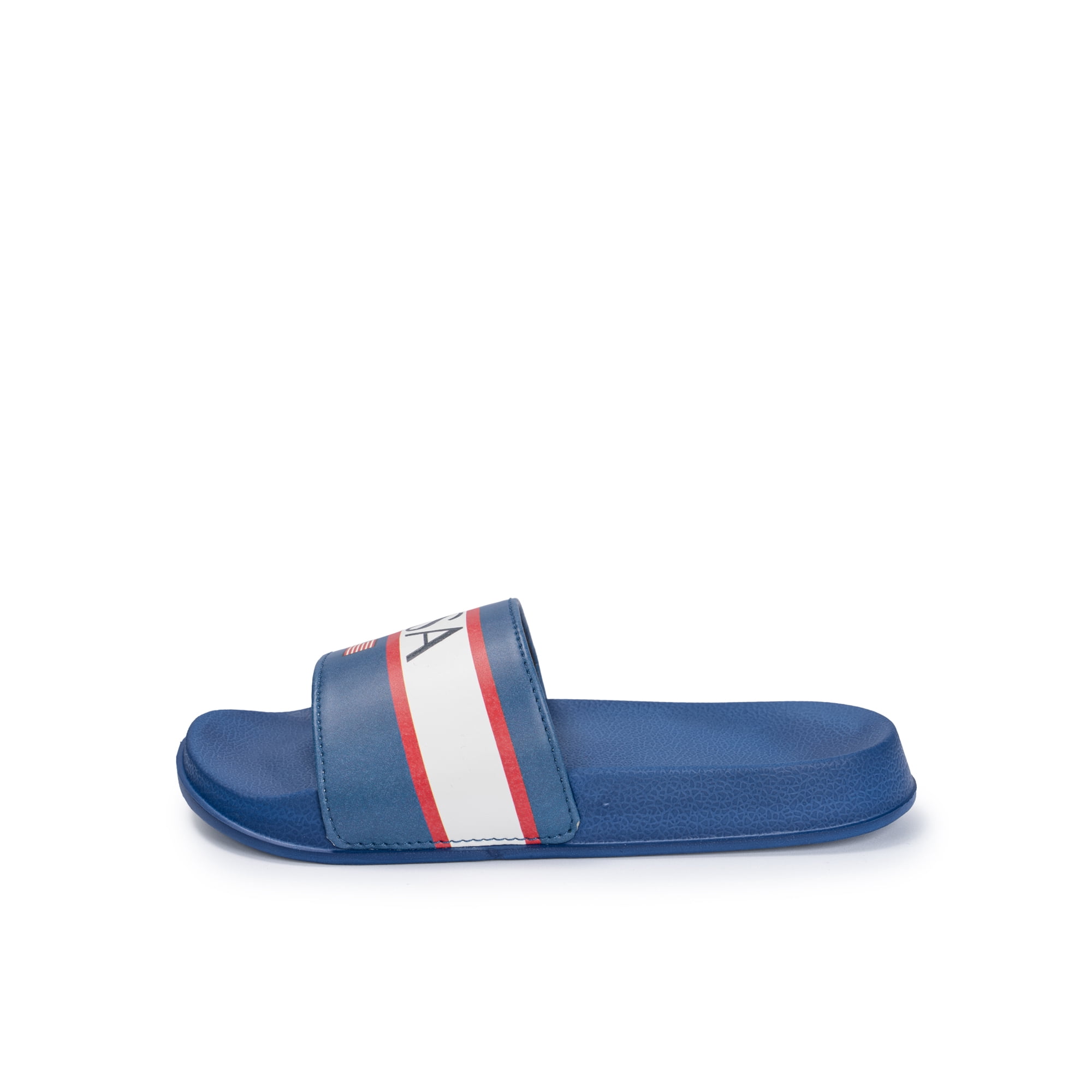 Kids Soccer Fan Slide Sandals – USA, Mexico, Argentina, Brazil, & Spain