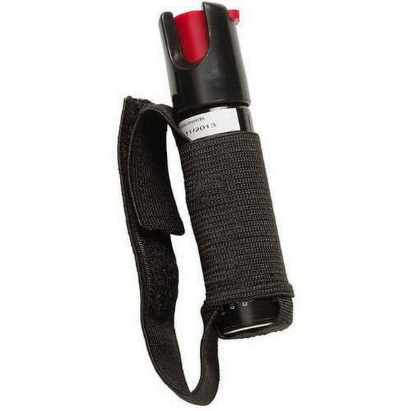 SABRE Red Pepper Gel, Police Strength, for Runners, Walkers, Joggers, Hikers and More with Adjustable Hand Strap, 35 Bursts & 12' (4m) Range