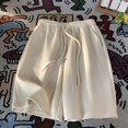 thumbnail image 1 of pstuiky Pantalones cortos para hombre, Pantalones cortos casuales, cómodos, con bolsillos sólidos, con cordón y vendaje para hombre Pantalones cortos para correr para hombre, 1 of 3