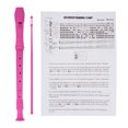 thumbnail image 1 of Eigraketly Grabadoras ABS herramienta de instrumento Musical clarinete largo accesorios de ambiente portátil flauta para niños para estudiantes Accesorios para instrumentos musicales Rosa roja Eigraketly OD020717-07, 1 of 6