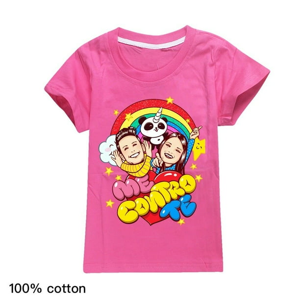 Ropa de verano para niños, camiseta de cumpleaños para niñas, camiseta de manga corta, traje de algodón para niños de 2 a 16 años, traje blanco y negro 12T Gao Jinjia LED