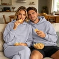 thumbnail image 5 of Pet Pouch Hoodies Unisex with Kangaroo Pocket Oversized Trendy Sweatshirts Outside Kitten Puppy Carrier Holder Sweatshirts Cat Hoodie with Pouch, 5 of 7