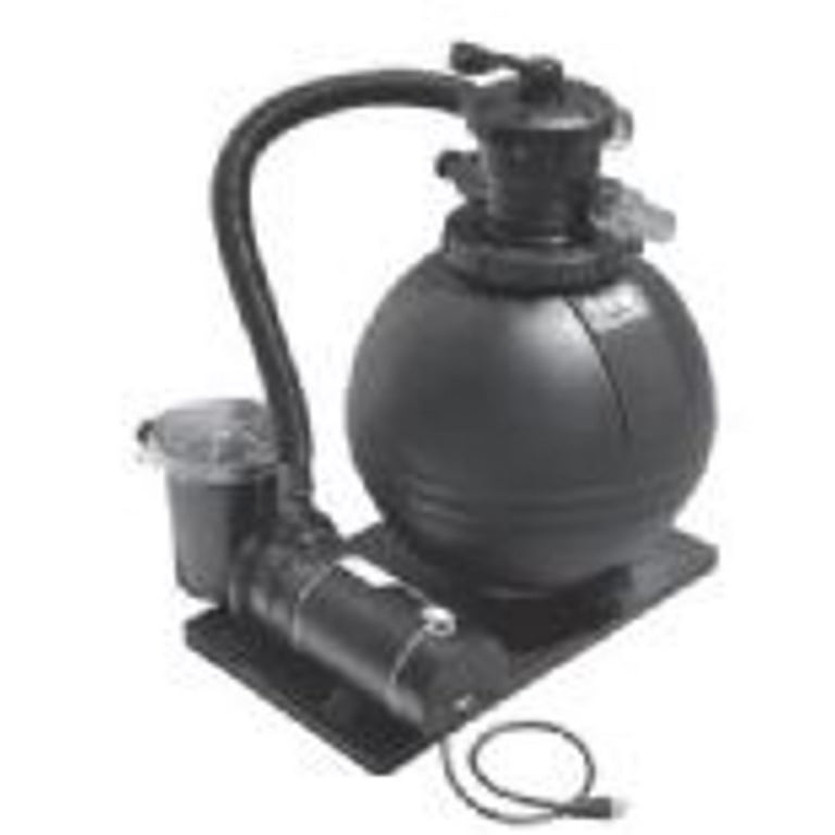 Waterway TWM Above Ground Pool Cartridge Filter System, 1 HP Pump and 50  sq/ft Filter, Include 2 Hoses, 520-3010