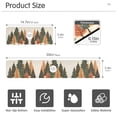 thumbnail image 3 of Yayeee Faucet Mat for Kitchen Sink 14.7" Diatomite Long Splash Guard Pad, Brown Christmas Trees, 3 of 7