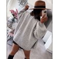 thumbnail image 2 of Cogild Women Oversized Open Front Knit Cardigans for Womens with Puff Sleeves for Comfortable Casual Wear Warmth Fall Winter Sweaters for Womens, 2 of 5