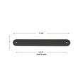thumbnail image 3 of GlideRite 7-1/4 in. Rounded Backplate 6-5/16 in. 160mm Center-Center, Matte Black, 3 of 3