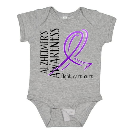 

Inktastic Alzheimers Awareness- Fight Care Cure Gift Baby Boy or Baby Girl Bodysuit
