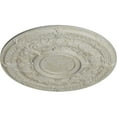 thumbnail image 3 of 33 7/8"OD x 1 3/8"P Dauphine Ceiling Medallion (Fits Canopies up to 13 1/4"), Hand-Painted Pot of Cream Crackle, 3 of 6